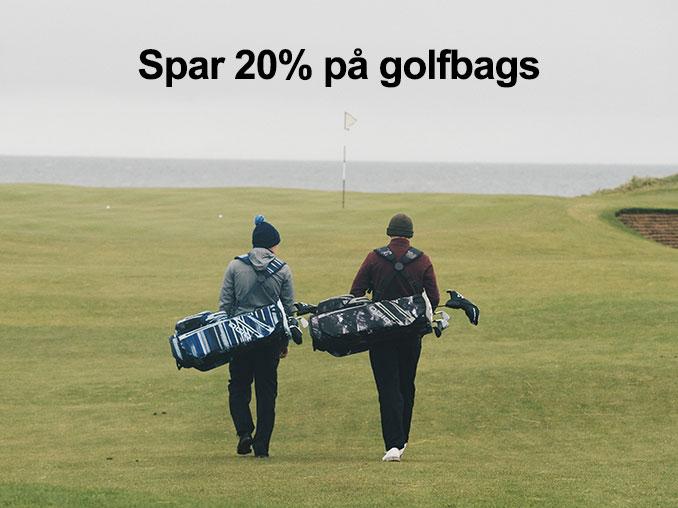Spar 20% på golfbags i shoppen